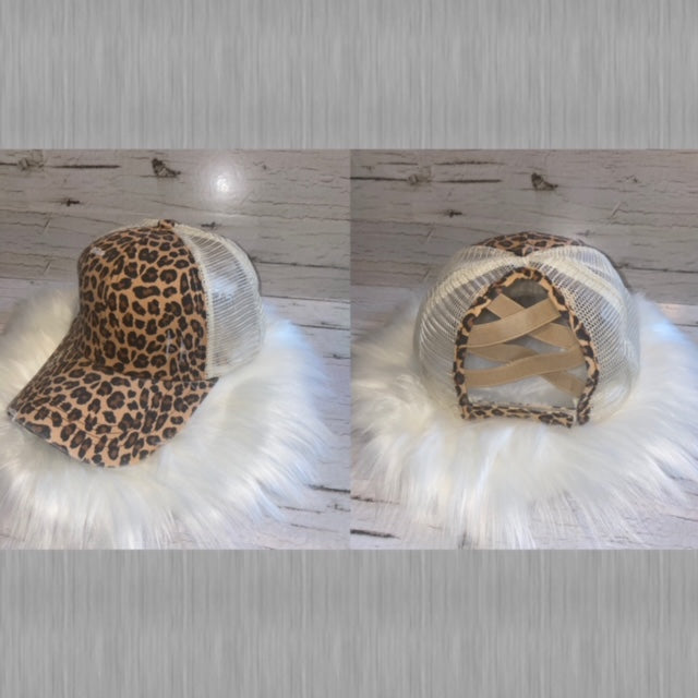 Criss Cross Distressed Baseball Hats