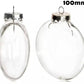 Christmas Ornaments - Flat Disc Silver Top