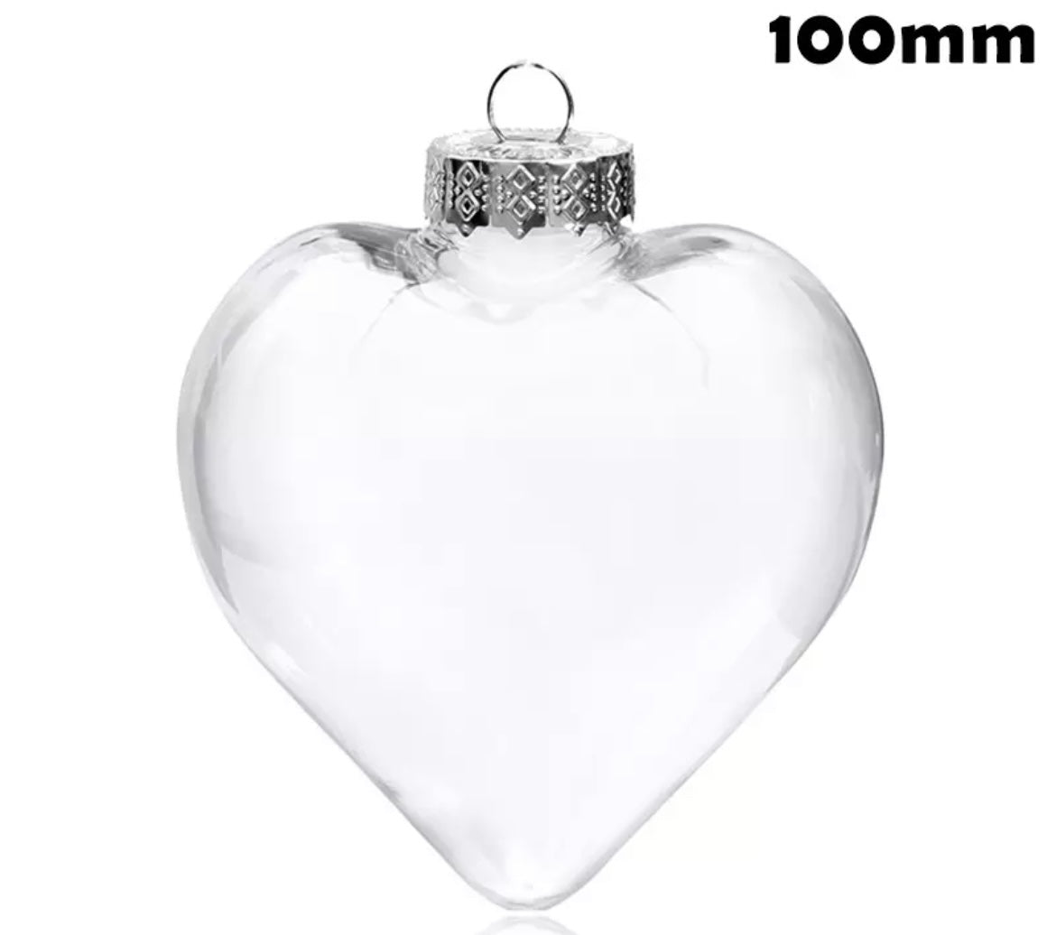 Christmas Ornaments - Flat Disc Silver Top