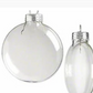 Christmas Ornaments - Flat Disc Silver Top